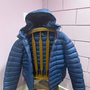Men's Blue Puffer Jacket